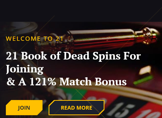 Join 21casino to get welcome bonus